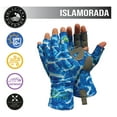 thumbnail image 2 of Glacier Outdoor Islamorada Sun Glove Unisex UV Protection Fingerless Summer Gloves, Blue Camo XL, 2 of 7