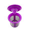 thumbnail image 4 of Reusable Cups for Keurig K-Cup 2.0, 1.0 Coffee Maker, Refillable Filter Pods - Pack of 2 (Purple & Black), 4 of 4