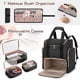 thumbnail image 3 of Mochila de maquillaje LUXJA con 3 fundas extraíbles y bolsa para cepillos, 3 of 7