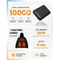 thumbnail image 4 of HENNCHEE Lightweight Kids Heated Jacket for Boys Girls with Battery Pack, Black M, 4 of 6