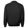 thumbnail image 2 of Men's Premium Lightweight Water Resistant Flight Bomber Jacket Black, 2 of 3