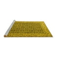 thumbnail image 2 of Ahgly Company Machine Washable Indoor Round Persian Yellow Traditional Area Rugs, 7' Round, 2 of 4
