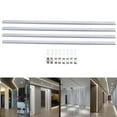 Manlingda Aluminium LED Strip Channel Diffuser with Mounting Clips ...