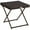 Brown, variant on Outsunny Rattan Coffee Table Folding Patio Outdoor Side Table, Grey