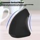 thumbnail image 2 of Ratón óptico Vertical ANGGREK para Zurdos inalámbrico ergonómico 2000 DPI con luz Azul, 2 of 8