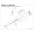 thumbnail image 6 of Kingston Brass VB4638PKLSO Duchess Single-Handle Pressure Balanced Shower Faucet, Brushed Nickel, 6 of 7