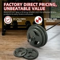 thumbnail image 7 of BalanceFrom Cast Iron Weight Plates，1-Inch or 2-Inch Center Hole, Multiple Sizes & Sets Available，for Strength Training & Weightlifting, 7 of 7