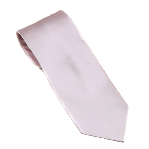 BuyYourTies - Mens Solid Neck Tie - Bridal Pink