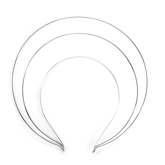 Simple Sweet Hair Accessories Women Students Washing Face Hairband Crown Headbands Three Layered Hair Hoop Base