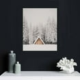 thumbnail image 4 of Nawypu  Winter Snowy Forest Prints Snow Covered Pine Trees Prints Posters Wall Art Canvas Painting for Artwork Bedroom Home Christmas Decor with Inner Frame, 4 of 4