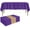 Purple, variant on Cterwk 2 Pack Plastic Tablecloths Lightweight Disposable Table Covers Waterproof Plastic Table Cloths for BBQ Picnic Birthday Wedding Parties, 54" x 108"