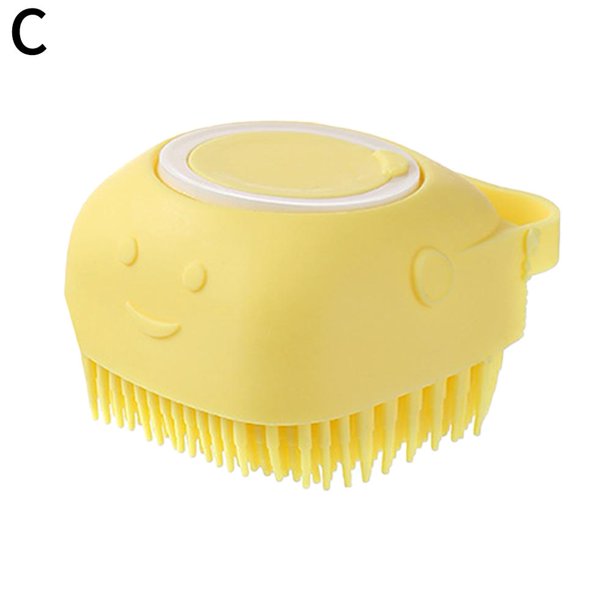 Cepillo especial de silicona para baño de perros y gatos, cepillo masajeador, artefacto de limpieza para perros, suministros de baño.