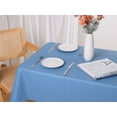 thumbnail image 5 of REGALWOVEN 1 Pack Rectangle Tablecloth Waterproof TPU Table Cover for Party Kitchen Dining Blue 55'x63', 5 of 5