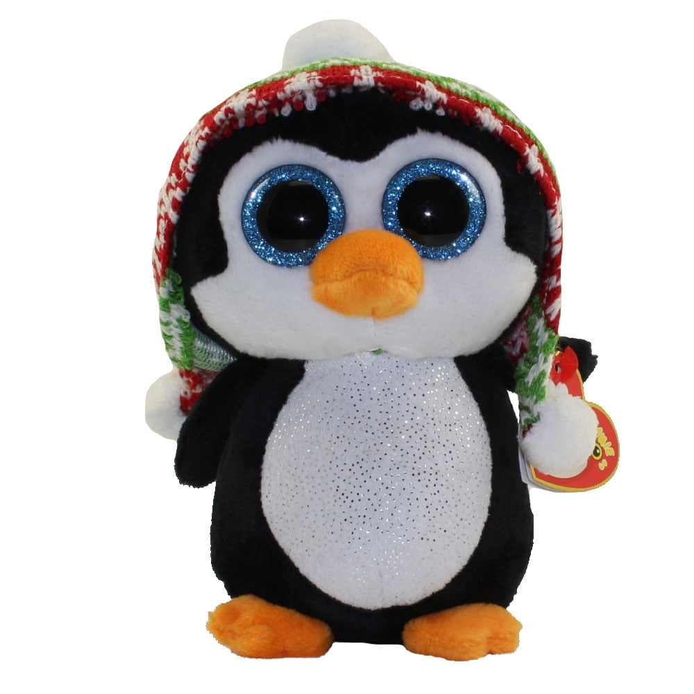 NEW MWMT Ty Beanie Boos ~ PENELOPE the Holiday Penguin 6 Inch 