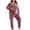 Pink, variant on yillto Women's Plus Size Pajamas Sets Fleece Warm Fall Winter Sleepwear Loungewear Loose Pjs Set 2 Piece