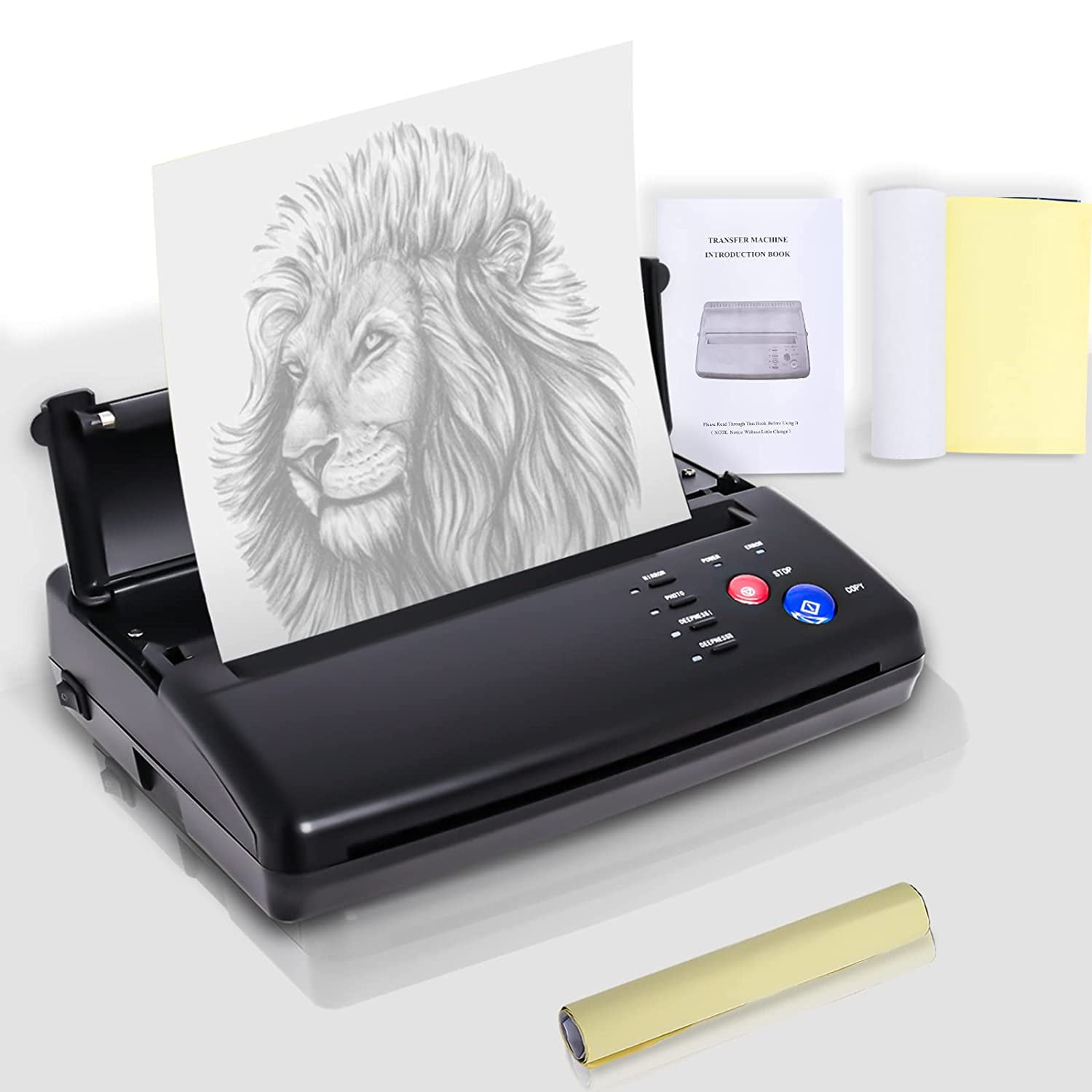 Tattoo Thermal Copier Flash Thermal Copier Printer for Make Up Eyebrow Lip  Tattoo Art Digital Thermal Stencil Transfer Machine  AliExpress