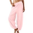 thumbnail image 1 of Timegard Pantalons de Survêtement pour Femmes Taille Élastique Bas Resserré Joggeurs Athlétiques Entraînement Course, 1 of 6