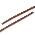 thumbnail image 4 of INSPIRE CHIC Unisex Round Rope Braided Waxed Shoelaces for Casual Dress Boots Shoes Red Brown 90 cm/35.5', 4 of 4
