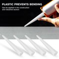 thumbnail image 2 of 100 Pcs Buses de Calfeutrage en Plastique Embout de Remplacement Outil d'Extension Fournitures (Blanc), 2 of 9