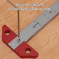 thumbnail image 3 of YongCo Inch Metric Measuring Ruler T Square Ruler Aluminum Woodworking Tool Scribing Ruler Tool Measurement Ruler, 3 of 7