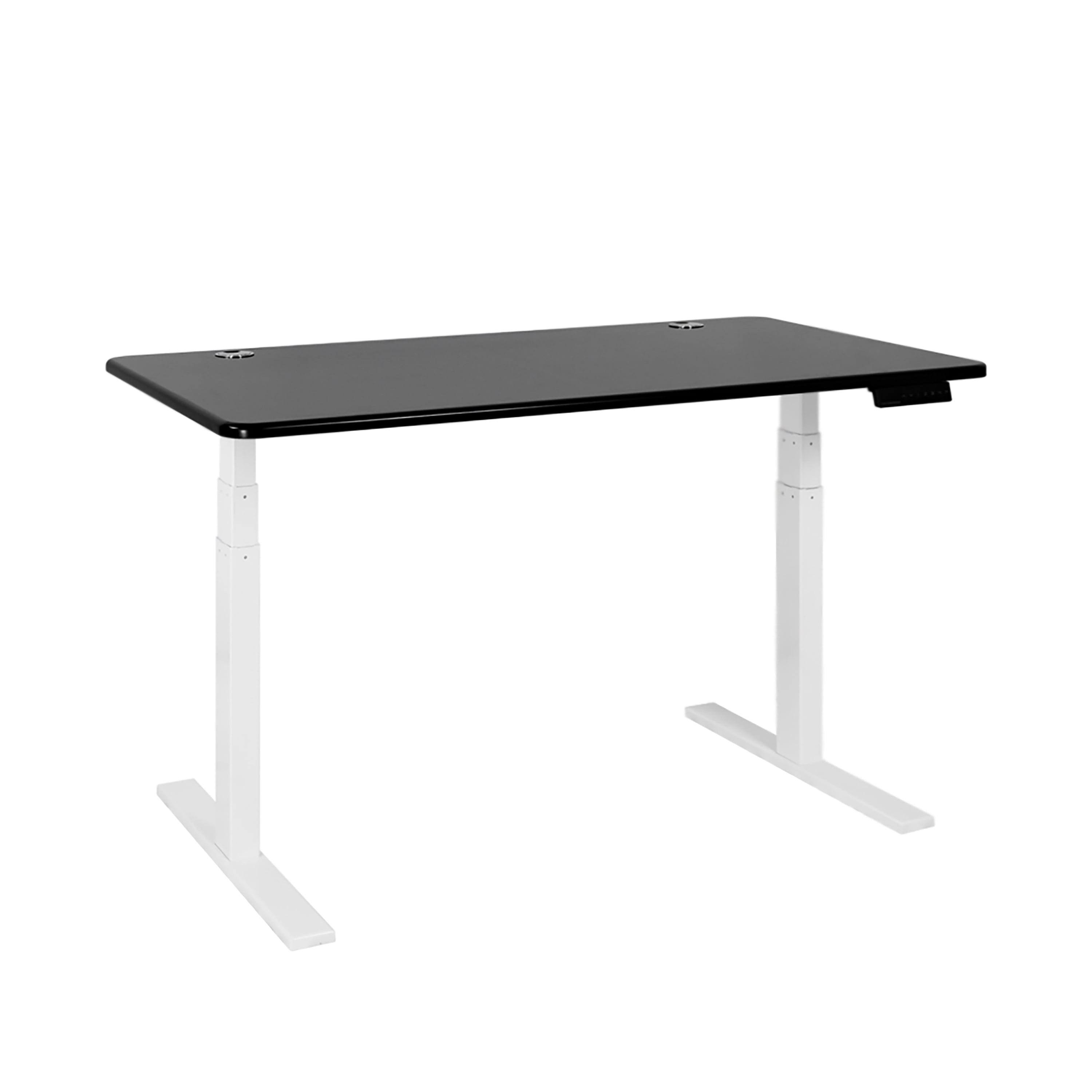 Autonomous Smartdesk Height Adjustable Standing Desk Dual Motor Autonomous Smartdesk Height Adjustable Standing Desk Dual Motor White Frame Black Classic Table Top Size 53 X 30 Com