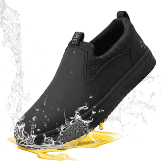 Crocs at Work Men's On The Clock Slip Resistant Work Sneaker