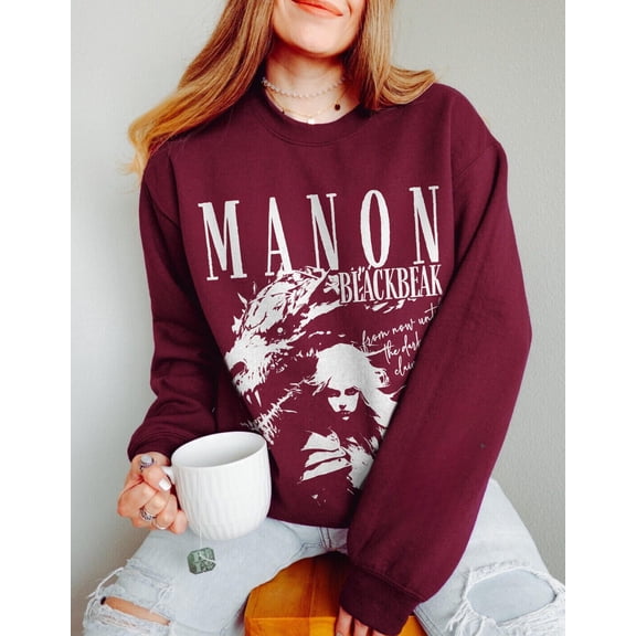 Throne Of Glass Manon Blackbeack Shirt, Fireheart Sweatshirt, Dragon Fantasy Booksh Sweatshirt, Acotar Shirt, Tog Merch, Sjm Merch Tshirt All Size S-5XL