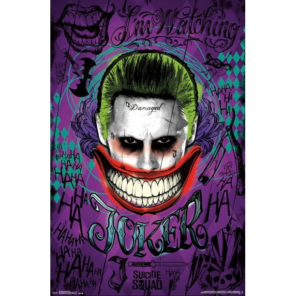 Suicide Squad Joker Poster And Poster Mount Bundle