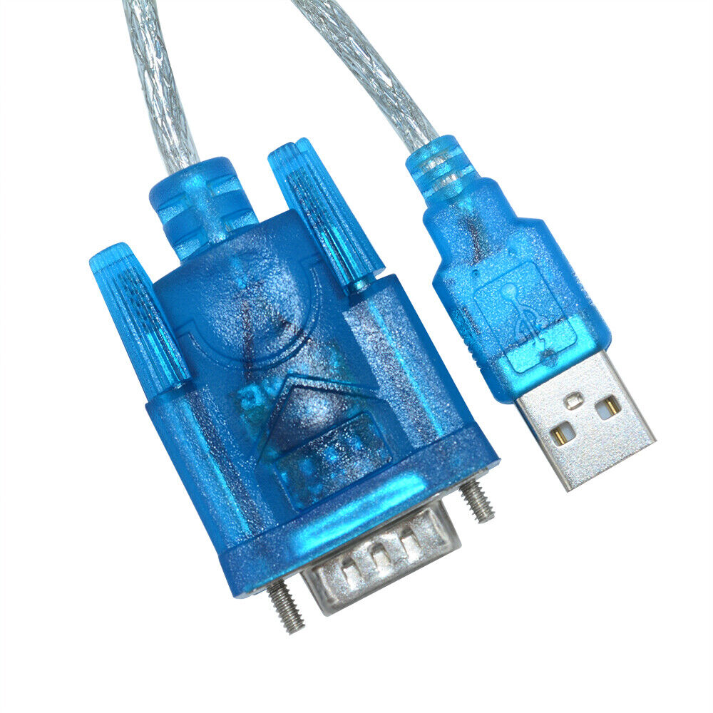 USB to RS232 Serial Port 9 Pin DB9 Cable Serial COM Port Adapter
