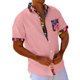 thumbnail image 1 of Hawaiian Shirt For Men, Men's Vintage Button Down Bowling Shirts Short Sleeve Summer Beach Shirt 3XL, 1 of 5