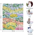 thumbnail image 4 of Pioneer Flower Floral Print Pattern Blanket,Comfortable Soft Flannel Throw Blanket,All Season,Warm Lightweight Blankets for Sofa Bed Couch Living Room Chair,30"x40", 4 of 4