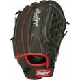 thumbnail image 2 of Rawlings  MARK OF A PRO LITE Youth Baseball Glove  Right Hand Throw  11" - Basket Web  Black/Red, 2 of 3