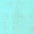 thumbnail image 1 of Ahgly Company Indoor Square Solid Light Blue Modern Area Rugs, 4' Square, 1 of 4