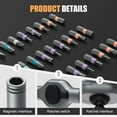 thumbnail image 4 of 42 in 1 Magnetic Screwdriver, 42 in 1 DIY Screwdriver Set, Ratchet Handle Detachable Versatile Toolkit, Multi Bit Ratcheting Screwdriver Set with Storage Case Repair Tool Kit (Black), 4 of 8