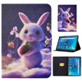 thumbnail image 1 of Funda protectora Yuxing para Lenovo Tab M10 TB-X605 Estilo B con Diseño de mariposa y lobo, 1 of 5