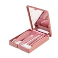 thumbnail image 1 of Set de brochas de maquillaje profesional con funda de espejo x5 sintéticas, 1 of 3