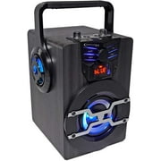 Technical Pro WASP420 Bluetooth Karaoke Machine System w/TV LEDs Bundle with Mic & Stand