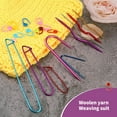 thumbnail image 6 of 2 Set Knitting Markers Crochet Kits Knitting Tool Set Cable Knitting Needle Practical Knitting Tool Stitching Markers, 6 of 9