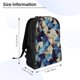 thumbnail image 4 of Disketp Abstract Blue Squares Mochila Unisex de Apertura Lateral Completa, Mochila para Laptop para Escuela, Trabajo y Viajes, 4 of 8