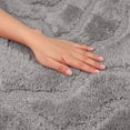 thumbnail image 3 of REGALWOVEN Non Slip Washable Soft Absorbent Bath Rug with Rubber Backing for Shower Floor Grey 20" x 32", 3 of 7