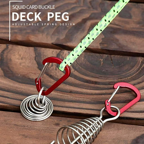 Stainless Steel Outside Deck Peg Portable Lightweight Durable Firm Supplies Reusable Round Head Replacement D Buckle Camping Picnic Canopy Nail Accessories Walmart