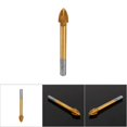 thumbnail image 5 of 10mm Carbide Glass Drill Bit Set  Coated W/ 4 Cutting Edges  Spear Head Tools, 5 of 5