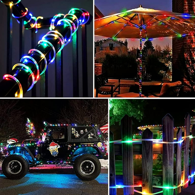 Morttic Battery Powered Rope Lights, 23ft 50 LED, Remote Morttic Battery Powered Rope Lights, 23ft 50 LED, Remote