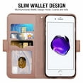 thumbnail image 2 of Étui pour Iphone 7 Plus / 8 Plus, Étui Portefeuille en Cuir Premium à Rabat pour Iphone 7 Plus / 8 Plus (Rose), 2 of 7