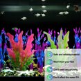 thumbnail image 3 of Plantas de acuario, plantas de acuario artificiales de 5 piezas, utilizadas para la decoración de acuarios., 3 of 5