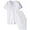 White, variant on Hanes Men's White V-Neck T-Shirts (X-Large (46-48), White (6 Pack))