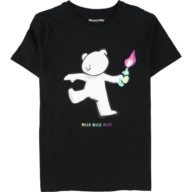 Elevenparis Hombre Mild Mild West Graphic Camiseta negra S