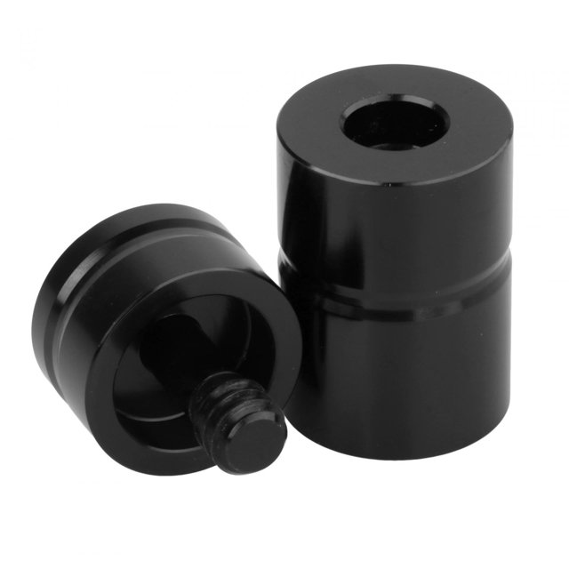 Langgg Joint Protector for Pool Cue Joint Thread Accessories Caps Repair Protectors Black 43x22mm