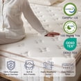 thumbnail image 4 of Zoopower 12" Queen Size Mattress, Medium Firm Pocket Spring Hybrid Mattress in a Box,Edge Support,CertiPUR-US Certified, 4 of 12