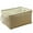 Beige, variant on Decorative Basket Rectangular Small Storage Basket Fabric Storage Bin Organizer Basket with Handles for Clothes Storage (Beige, 11.8L×7.9W×5.2H inch)